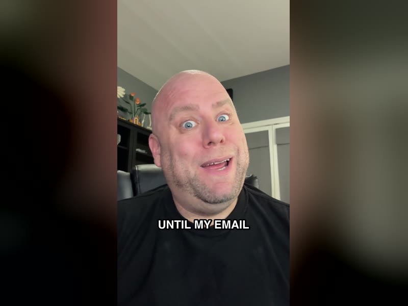 A talking-head frame from my Bitwarden video